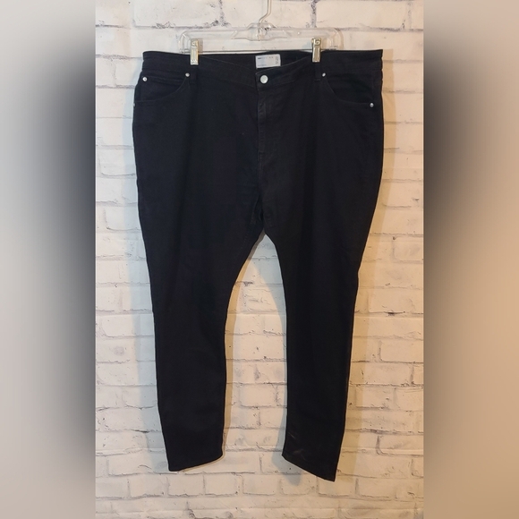 Asos Design Women's Plus Size Black Jeans - Picture 1 of 5